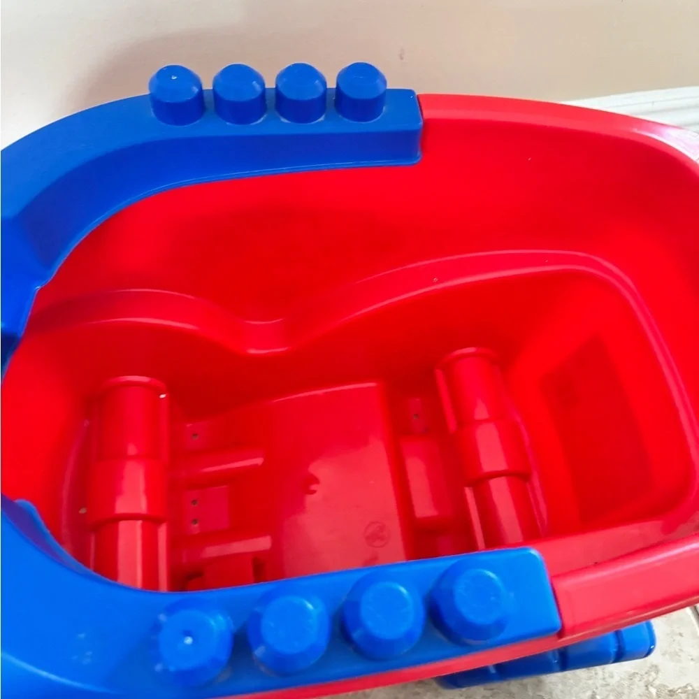 Mega Bloks Stackable Play Push Pull Wagon Toys Kids Toddlers